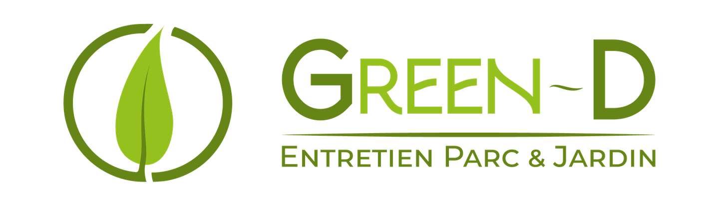 Green-D logo, horizontal version